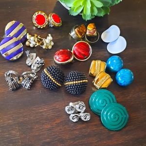 Grandma's clip on earrings!!